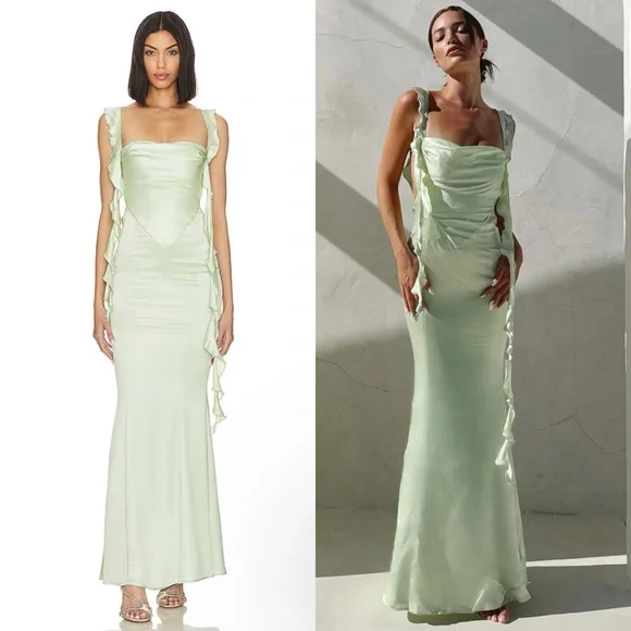 Nana Jacqueline Caroline maxi Dress in Green Size XS NEW! New with tags! - greenwatershopping.com Nana Jacqueline Caroline maxi Dress in Green Size XS NEW! New with tags! - greenwatershopping.com
